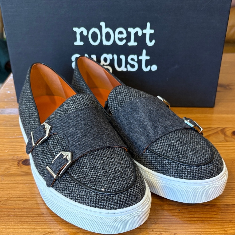 Gray Slip-On Loafers sneakers 12 EE